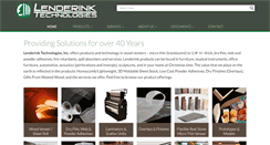 Desktop Screenshot of lenderink.com