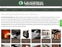 Tablet Screenshot of lenderink.com